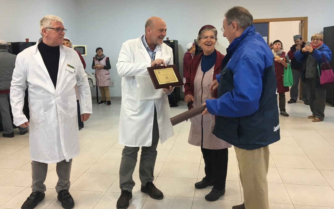 Reconocimiento por los 50 años de dedicacion en COPAL Cooperativa Agrícola de Algemesí