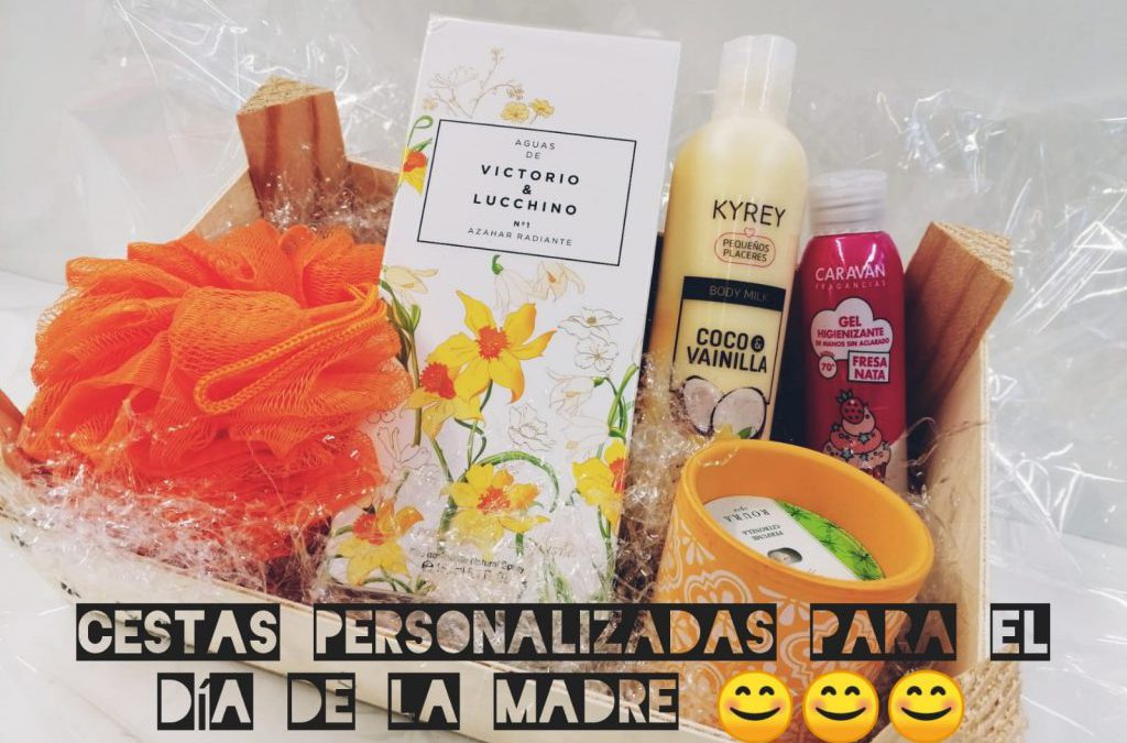 Cestas personalizadas para el día de la madre